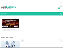 Tablet Screenshot of instacosmetic.com